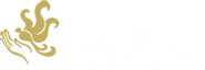 Logo showing phoenix